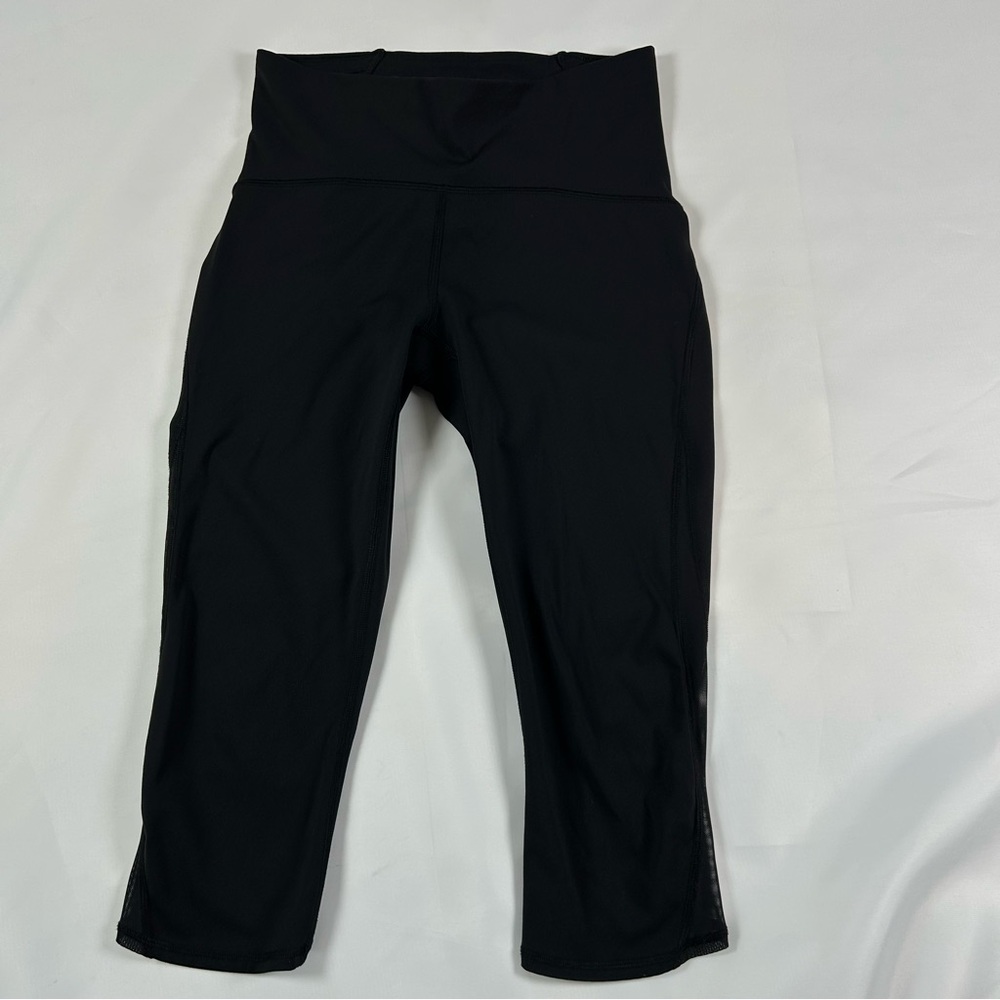 Lululemon Train Times Crop Black Legging Women's Size 6